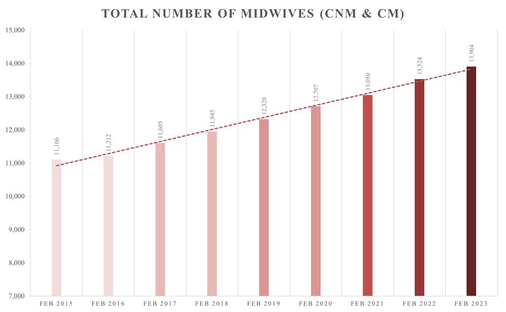 Total Number Chart Feb 2023
